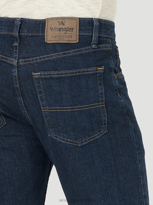 Authentics Regular Fit Comfort Waist Jean Men Wrangler RHXV205 Clothing Dark Indigo (10ZM1CSDI)