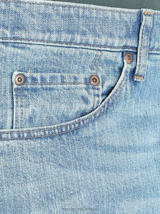 Authentics Regular Fit Comfort Waist Jean Men Wrangler RHXV206 Clothing Chalk Blue (10ZM1CSCH)