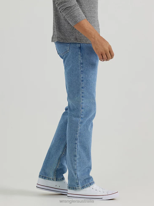 Authentics Regular Fit Cotton Jean Men Wrangler RHXV148 Clothing Light Stonewash (10ZM100LS)