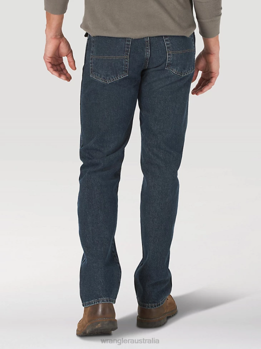 Authentics Regular Fit Cotton Jean Men Wrangler RHXV150 Clothing Storm (10ZM100ST)