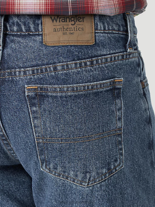 Authentics Regular Fit Cotton Jean Men Wrangler RHXV152 Clothing Vintage Blue (10ZM100VG)