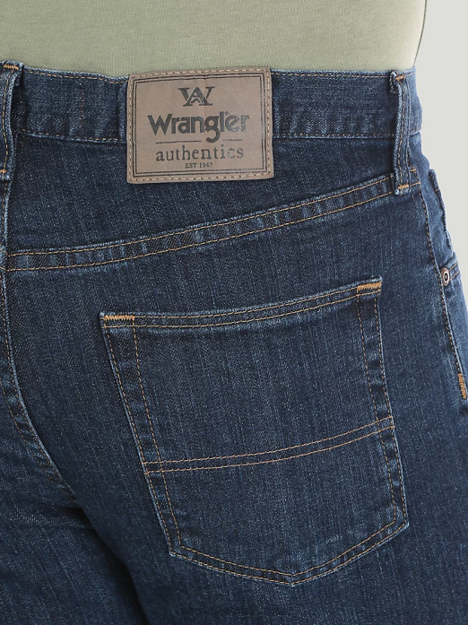 Authentics Regular Fit Flex Jean Men Wrangler RHXV126 Clothing Indigo Dark (10ZM100ID)