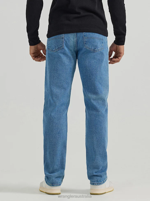 Authentics Regular Fit Flex Jean Men Wrangler RHXV132 Clothing Light Stone (10ZM100SX)