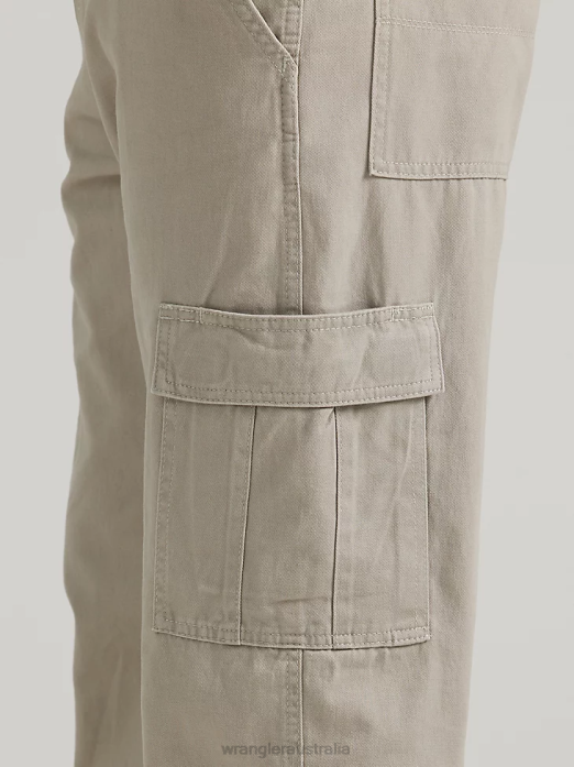 Authentics Relaxed Cargo Pant Men Wrangler RHXV241 Clothing Khaki Dust (10ZM6LGKD)