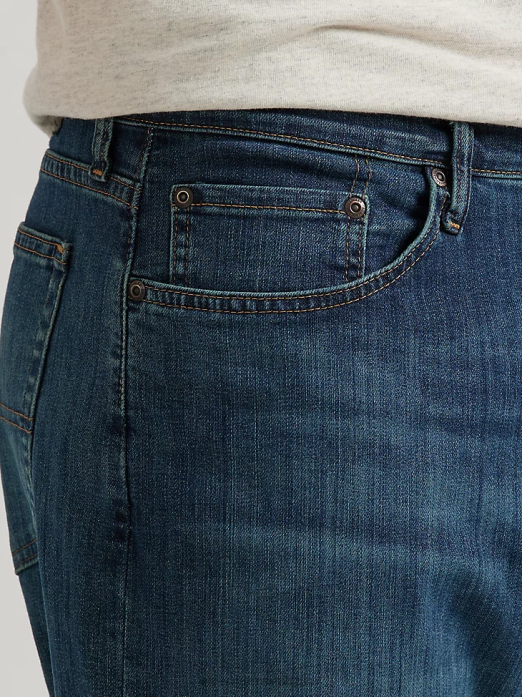 Authentics Relaxed Fit Comfort Flex Jean Men Wrangler RHXV200 Clothing Carbon (ZM3CSCN)