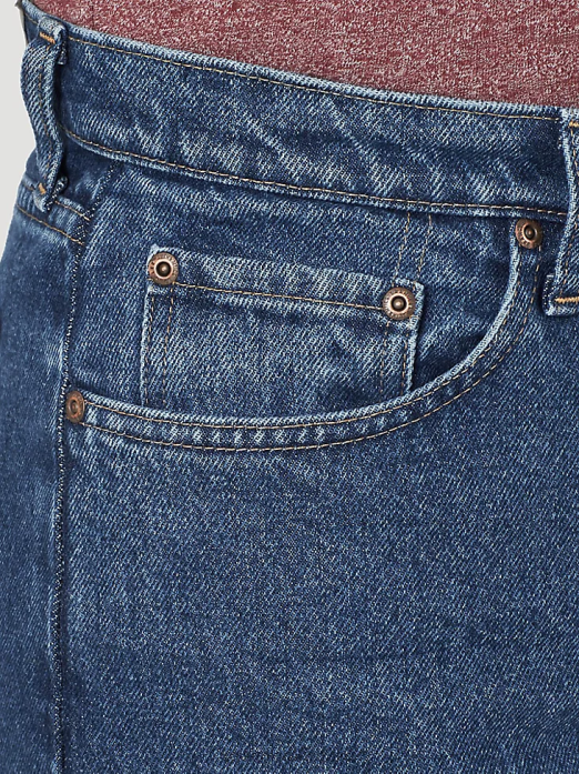Authentics Relaxed Fit Cotton Jean Men Wrangler RHXV117 Clothing Stonewash Dark (10ZM200SW)