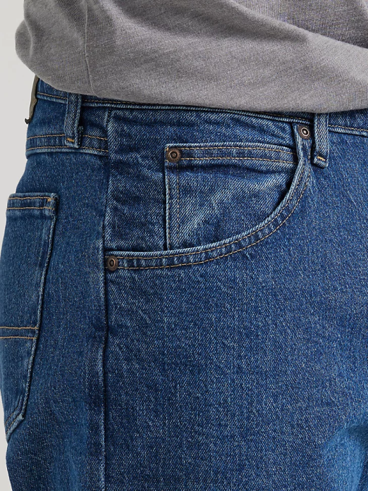 Authentics Relaxed Fit Flex Jean Men Wrangler RHXV102 Clothing Dark Stonewash (10ZM200DX)