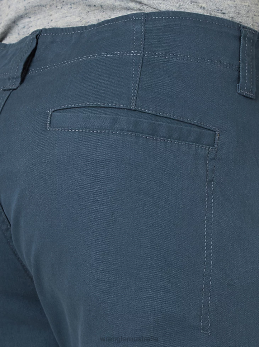 Authentics Stretch Cargo Short Men Wrangler RHXV557 Clothing Midnight Blue (10ZM6ACMB)