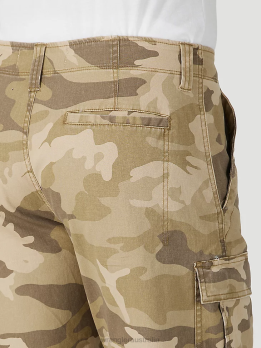 Authentics Stretch Cargo Short Men Wrangler RHXV560 Clothing Jungle Elmwood Camo (112316283)