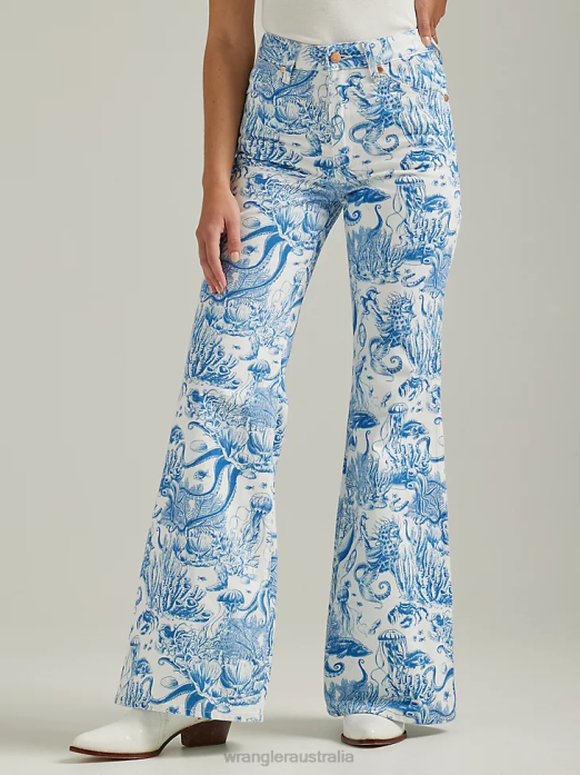 Bootcut Jean Women Wrangler RHXV779 Clothing DO Wash (09MWZDO)