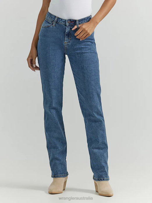 Bootcut Jean Women Wrangler RHXV779 Clothing DO Wash (09MWZDO)