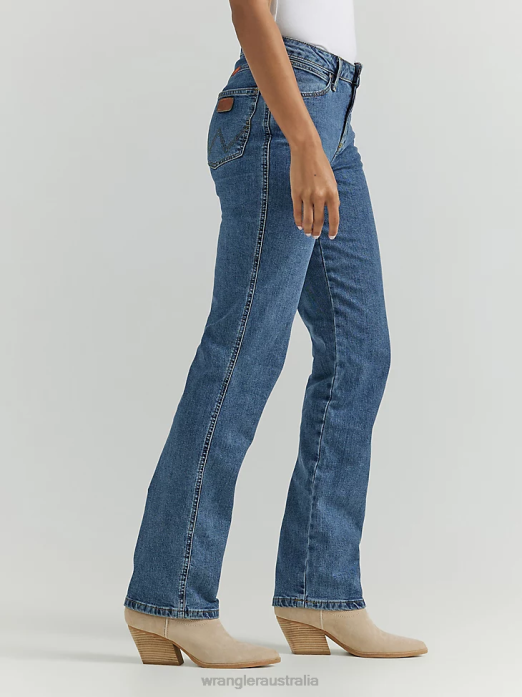 Bootcut Jean Women Wrangler RHXV779 Clothing DO Wash (09MWZDO)