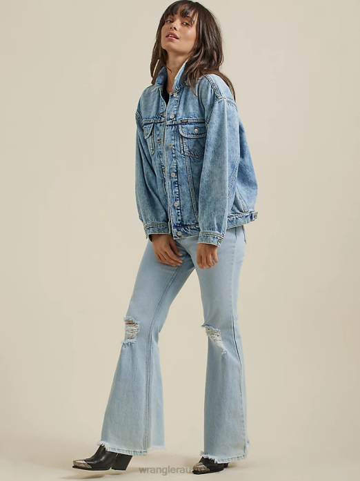 Bootcut Jean Women Wrangler RHXV779 Clothing DO Wash (09MWZDO)