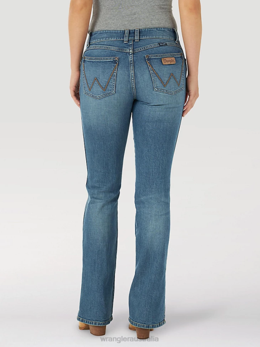 Bootcut Jean Women Wrangler RHXV779 Clothing DO Wash (09MWZDO)