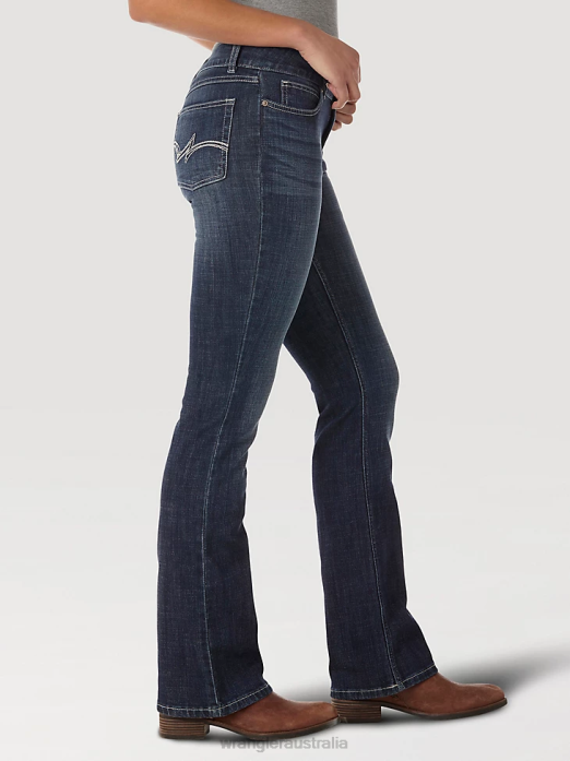 Bootcut Jean Women Wrangler RHXV779 Clothing DO Wash (09MWZDO)