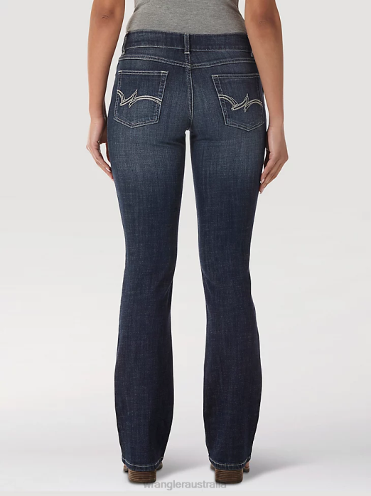 Bootcut Jean Women Wrangler RHXV779 Clothing DO Wash (09MWZDO)