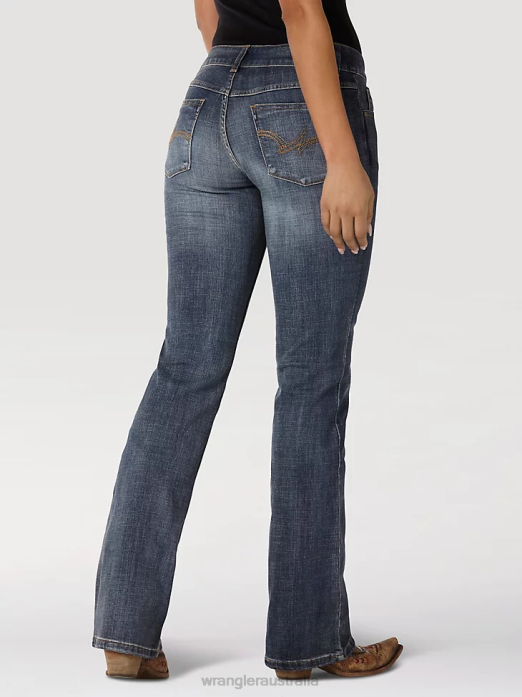Bootcut Jean Women Wrangler RHXV780 Clothing AH Wash (09MWZAH)