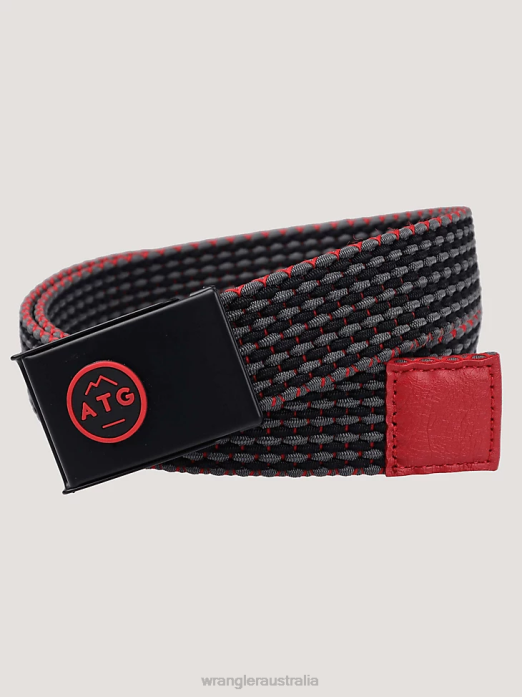 Braided Stretch Belt Men Wrangler RHXV712 Accessories Black (LW10523)