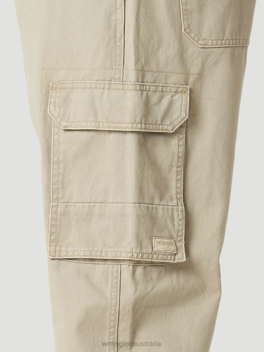 Cargo Pant Men Wrangler RHXV209 Clothing Burlap (MGW90BR)