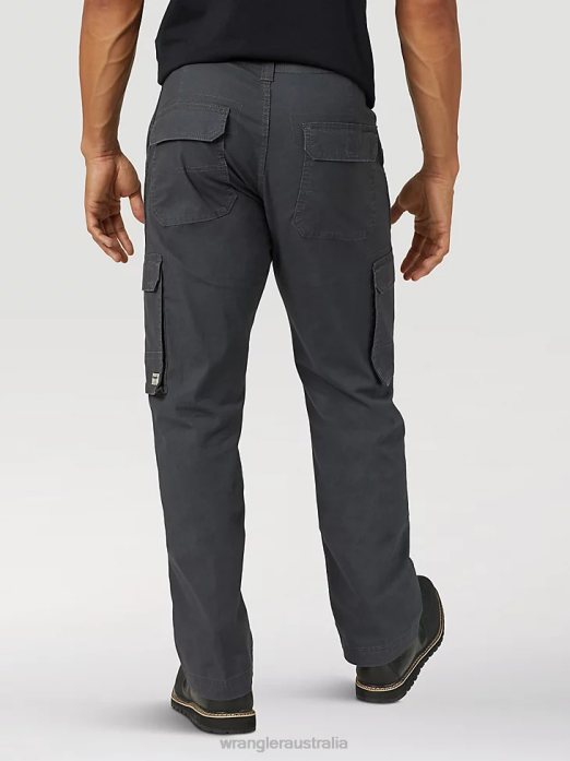Cargo Pant Men Wrangler RHXV211 Clothing Anthracite (MGW90AH)