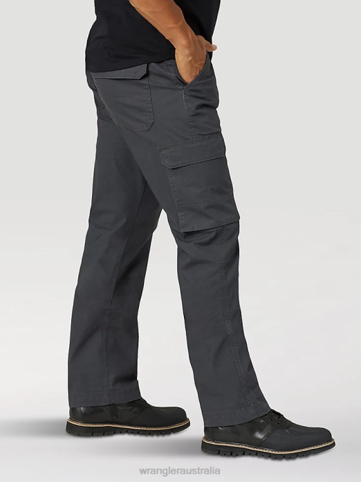 Cargo Pant Men Wrangler RHXV211 Clothing Anthracite (MGW90AH)