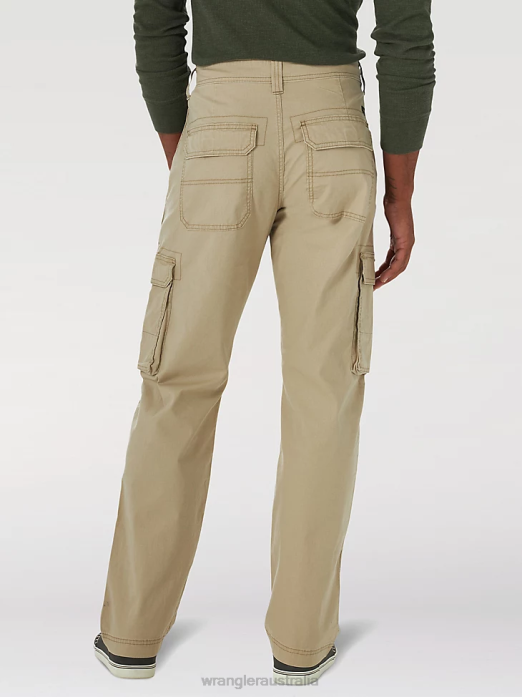 Cargo Pant Men Wrangler RHXV212 Clothing Khaki (10MGW90KH)