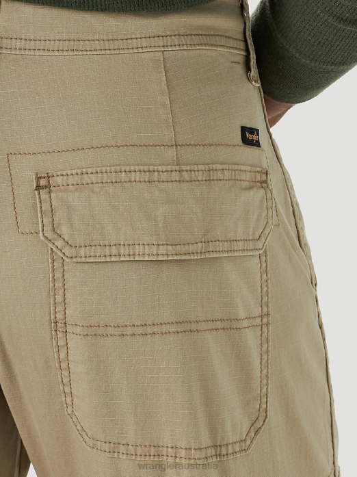 Cargo Pant Men Wrangler RHXV212 Clothing Khaki (10MGW90KH)
