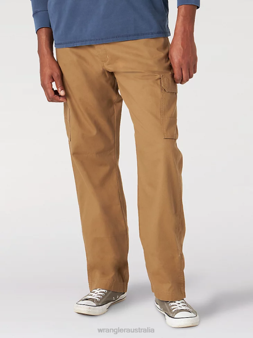 Cargo Pant Men Wrangler RHXV214 Clothing Bronze (MGW90BZ)
