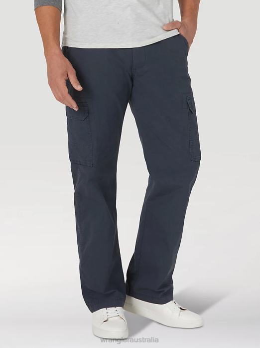 Cargo Pant Men Wrangler RHXV216 Clothing Navy (MGW90NV)