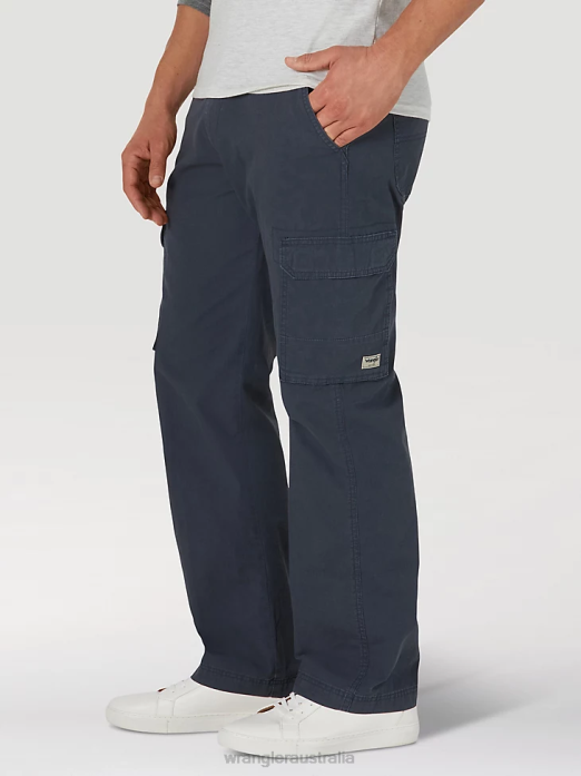 Cargo Pant Men Wrangler RHXV216 Clothing Navy (MGW90NV)
