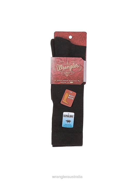 Classic Boot Sock Men Wrangler RHXV726 Accessories Black (SOC002B)