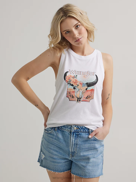 Classic Ringer Tee Women Wrangler RHXV871 Clothing Marshmallow (112335975)