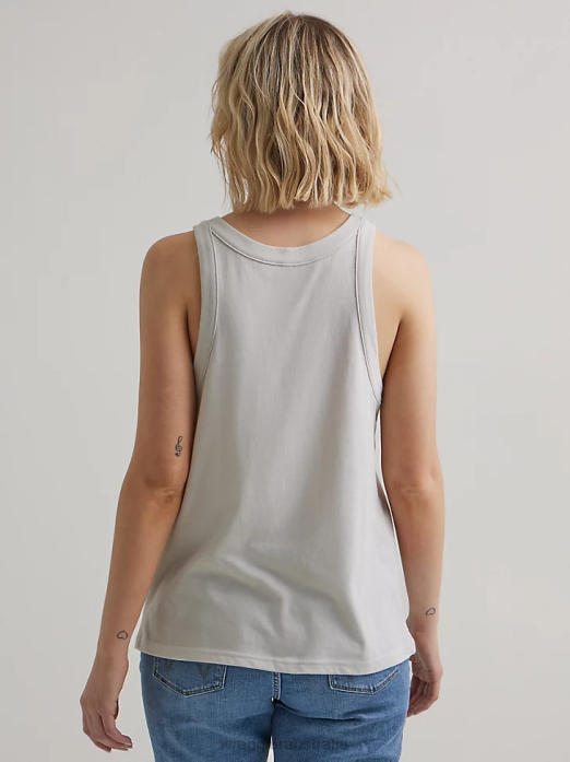 Classic Ringer Tee Women Wrangler RHXV871 Clothing Marshmallow (112335975)