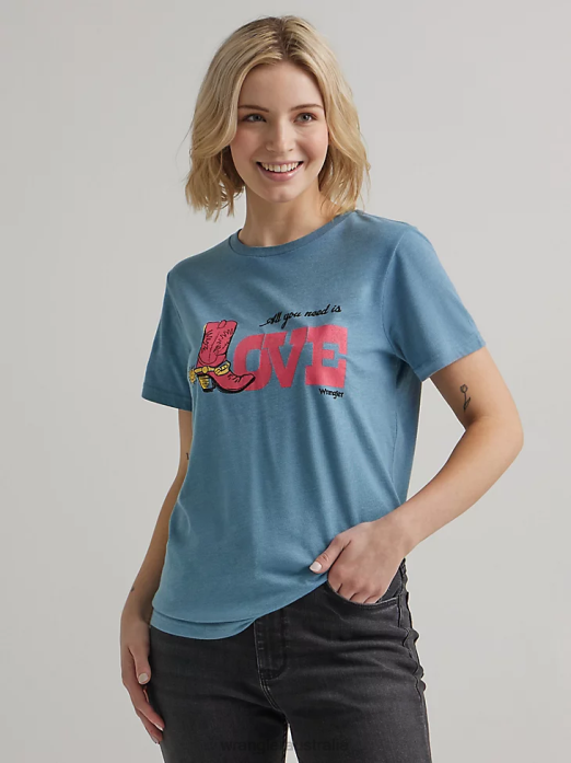 Classic Ringer Tee Women Wrangler RHXV871 Clothing Marshmallow (112335975)