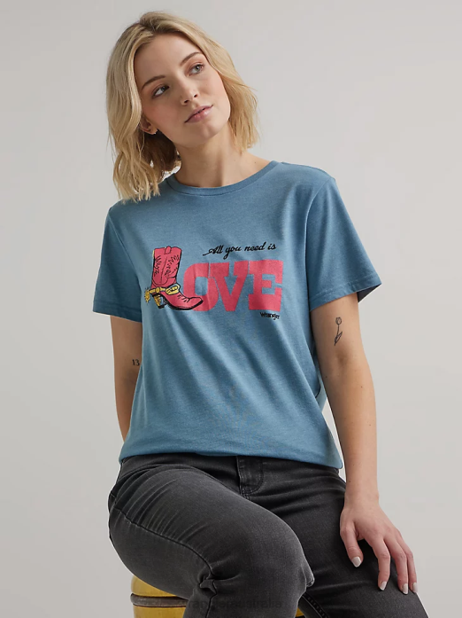 Classic Ringer Tee Women Wrangler RHXV871 Clothing Marshmallow (112335975)