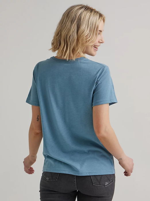 Classic Ringer Tee Women Wrangler RHXV871 Clothing Marshmallow (112335975)