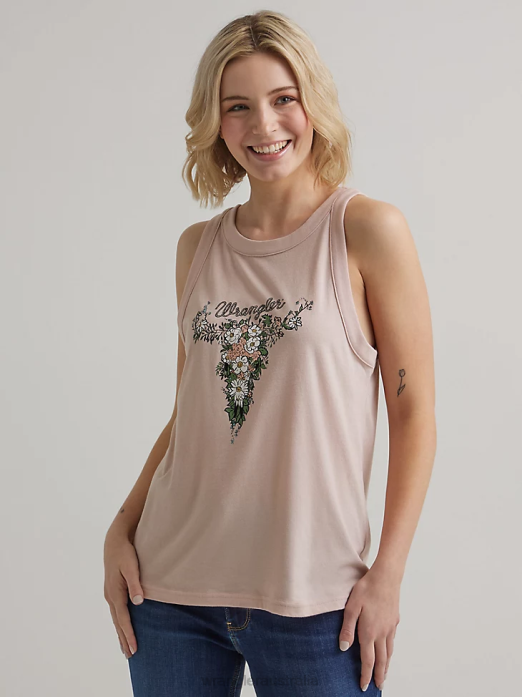 Classic Ringer Tee Women Wrangler RHXV871 Clothing Marshmallow (112335975)