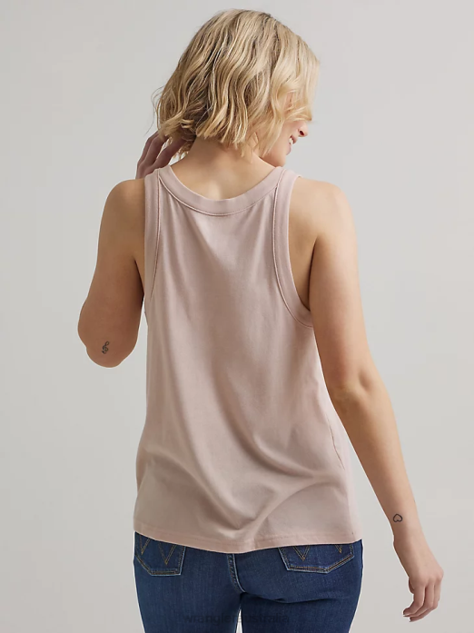 Classic Ringer Tee Women Wrangler RHXV871 Clothing Marshmallow (112335975)