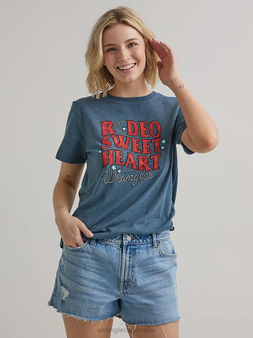 Classic Ringer Tee Women Wrangler RHXV871 Clothing Marshmallow (112335975)