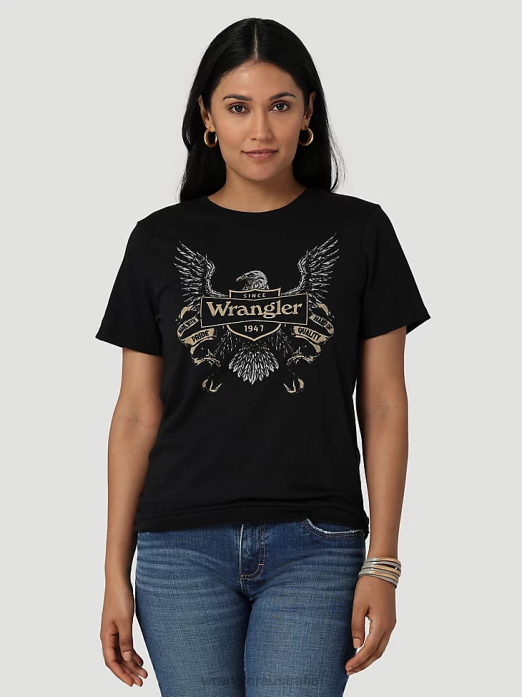 Classic Ringer Tee Women Wrangler RHXV871 Clothing Marshmallow (112335975)