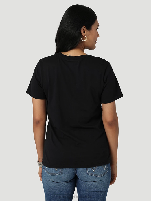 Classic Ringer Tee Women Wrangler RHXV871 Clothing Marshmallow (112335975)