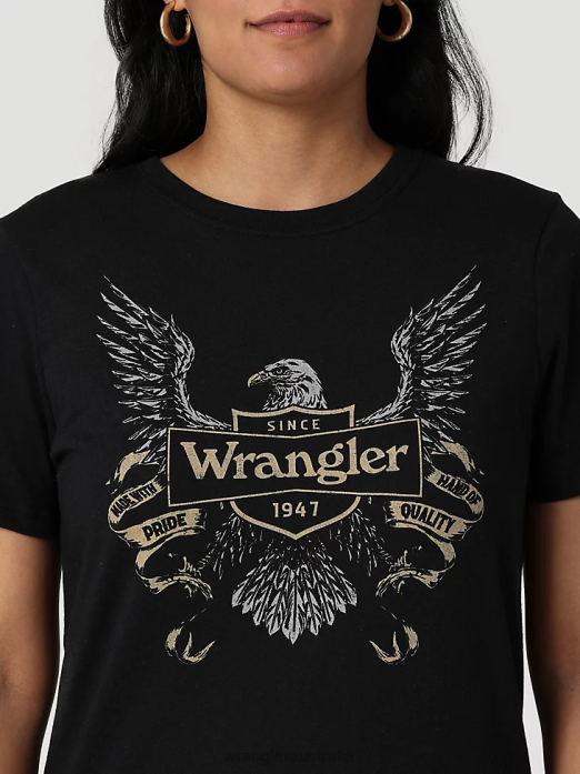 Classic Ringer Tee Women Wrangler RHXV871 Clothing Marshmallow (112335975)