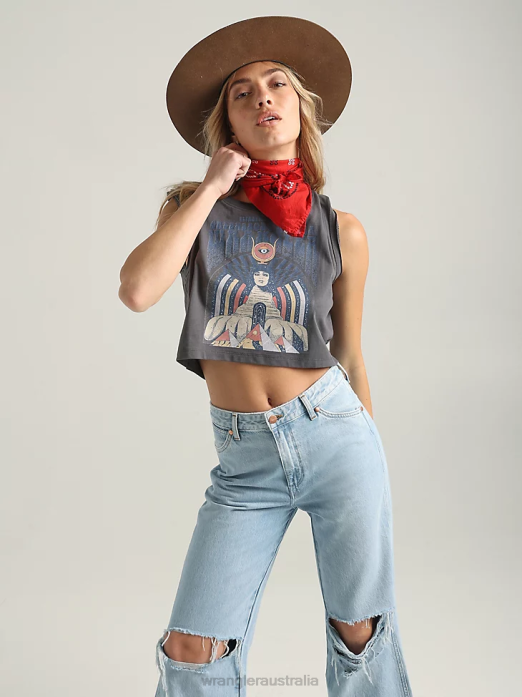 Classic Ringer Tee Women Wrangler RHXV871 Clothing Marshmallow (112335975)