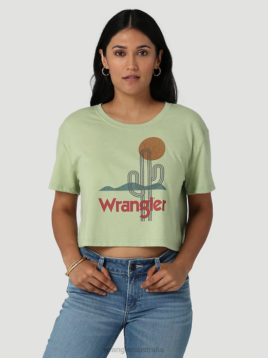 Classic Ringer Tee Women Wrangler RHXV871 Clothing Marshmallow (112335975)