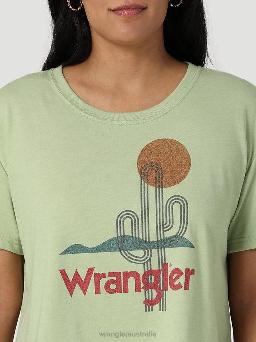 Classic Ringer Tee Women Wrangler RHXV871 Clothing Marshmallow (112335975)