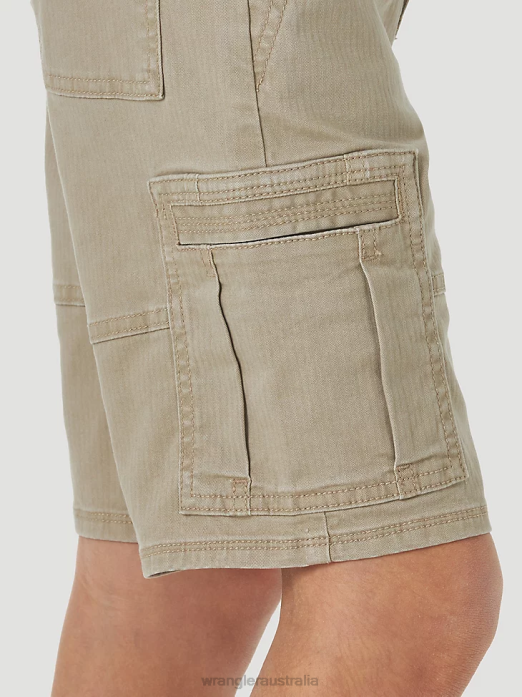 Comfort Flex Cargo Short Boys Wrangler RHXV995 Clothing Khaki (4RMHWKH)