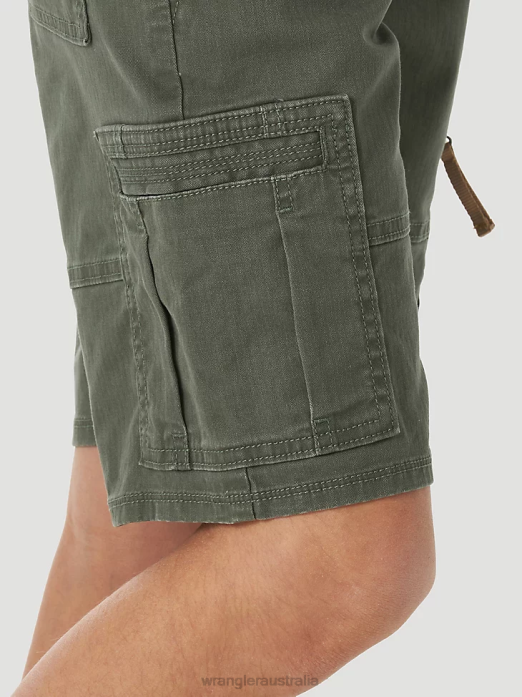 Comfort Flex Cargo Short Boys Wrangler RHXV996 Clothing Olive (4RMHWOH)