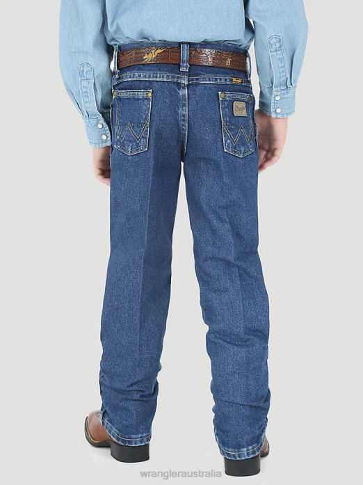 Cowboy Cut Original Fit Jean Boys Wrangler RHXV949 Clothing Dark Indigo (13MWJDI)