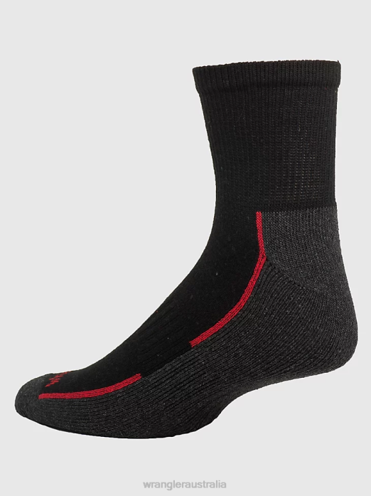 Cushioned Ankle Socks (6-Pack) Men Wrangler RHXV723 Accessories Black (112318616)