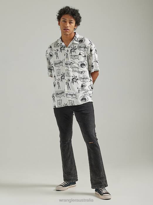 Destructed Bootcut Jean Men Wrangler RHXV145 Clothing Hard Days Nights (112332594)